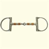Copper Roller Dee Snaffle Bit