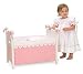 Baby : Doll Bed Shaped Toy Box For Play And Toy Storage Adorable Nursery Or Child's Room Decor