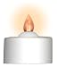 Tealight Candle Runs On Batteries & Flickers Like a Candle. Safe, Long-Lasting Light. (Pkg of 5)