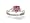 14K White Gold Genuine Trillion Pink Tourmaline and Diamond Ring - Size 4