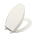 Read KOHLER Elongated Biscuit Slow-Close Toilet Seat 4636-96 Details KOHLER Elongated Biscuit Slow-Close Toilet Seat 4636-96