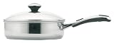 Meyer Select Stainless Steel Saute Pan, 24 cm
