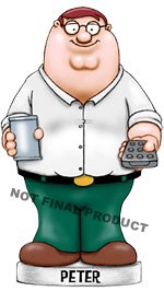 �ե��� Wacky Wobbler - Family Guy: Peter �������� ������� ���᡼�� �ե��� �����꡼ ���� ư�� �̿���