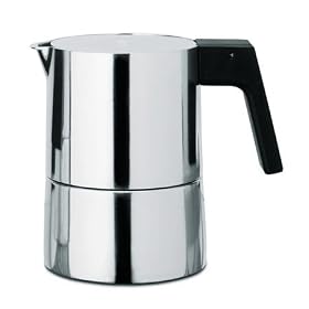 Alessi Pina Espresso Coffee Maker, 3 Cups (PL01/3)