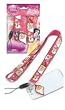 Grumpy Lanyard with Dangle Keychain