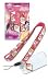 Grumpy Lanyard with Dangle Keychain