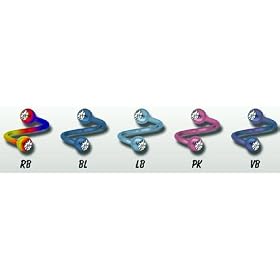 Titanium Twisty belly button ring Rainbow