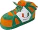 image and picture of ComfyFeet Miami Hurricanes Slippers