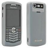 BlackBerry Rubberized Skin for BlackBerry 8100, 8110, 8120, 8130 Pearl (Whi ....