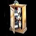 Entertainment Centers Unfinished Pine, Video Storage Unit Unfinished Pine 32 1/2 in. H