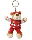 Ferrari Red Team Teddy Bear Keychain