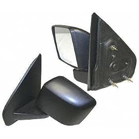 04-06 FORD F150 PICKUP MIRROR LH (DRIVER SIDE) TRUCK, Manual, Foldaway-Black, , Glass Flat (2004 04 2005 05 2006 06) FD82L 4L3Z17683AAB