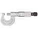 Starrett 576XR Micrometer, Ratchet Stop, Carbide Faces, 0-1/2" Range, 0.001" Graduation, Full Finish Tapered Frame