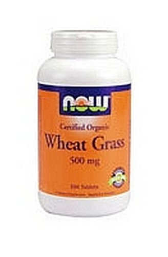 NOW Foods Wheat Grass 500 Tablets 500 Mg