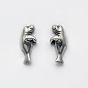 Small Manatee Stud Earrings