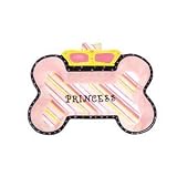 Pet Studio Royalty Princess Bone Shaped Dog Bowl 6 Small