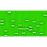 DNA Art 28" X 50" Canvas | Customized Emerald Painting Style Home Décor