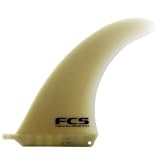FCS Dolphin Natural Glass Flex Longboard Fin 7`