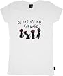 Emily the Strange juniors women's shirt tee Are We Not Strange White