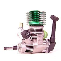31K5vDMB5GL Cen Racing   G70349   NX15 Lightning RC Nitro Engine   Green   .15 Cubic in. 1.5 HP