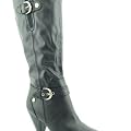 STYLE & CO Pippin Boots Shoes Black Womens 6