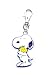 SNOOPY LOVES WOODSTOCK PEANUTS JEWELRY CHARM FOR ZIPPER PULL DOG CAT PET COLLAR PURSE LEASH DIY ETC