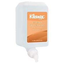 Kimberly-Clark Kleenex 91555 Medicinal Fragrance Foam Skin Cleanser, 1000mL, Clear (Case of 6)