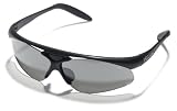 Bolle Performance Vigilante Sunglasses (Matte Black/A-SES Lens Set (TNS Gun, Vermillon, Dark Cinnamon, Clear))