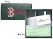 Boston Red Sox Embroidered Leather Checkbook Cover - Baseball Sports Merchandise