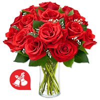Roses - Lady In Red(Christmas offer: Free Shipping)