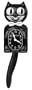 California Clock Company Kit Cat Klock Moving Retro Clock
