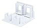 Monoprice Keystone Jack Surface Mount Box - UL Listed, 2-Port, Jacks Not Included, TAA, No Logo, White