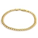 10K Yellow Gold Charm Bracelet 7''