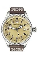 Emporio Armani Men's Oversized Round Leather Watch #AR0513
