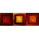 African Style Squares World Culture Framed Art Poster Print, 36x12 by Art.com