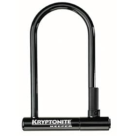 Kryptonite Keeper U Lock 4 x 8 Standard, w Mounting Bracket Black 134962 by 