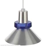 Hanging Wok - Cobalt / antique bronze