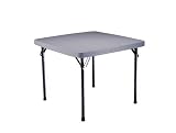  : Lifetime 22302 37-Inch Square Folding Table, Stone Gray