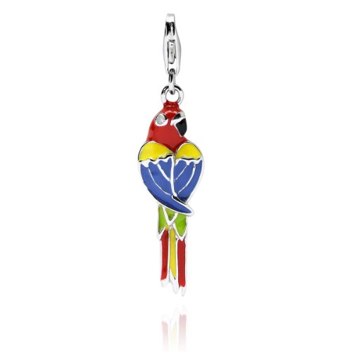 Rafaela Donata Secret Diamonds Damen-Charm \"Papagei\" Sterling Silber Diamant E Preisvergleich