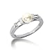 0.3 Ct Diamond Pearl Ring Engagement Round Cut