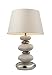 Elk Lighting 3948/1 Elemis Chrome & Stone & Natural Table Lamp