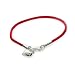 Jewelry : Good Fortune Sterling Silver Heart Charm Bracelet