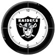Oakland Raiders Team Logo Clock