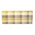 Upholstered Plaid Headboard