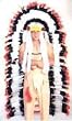 Indian Costume Headdress with Trailer