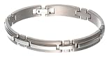 Men's Titanium Bracelet w/ Steel Clasp, 8