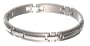 Men's Titanium Bracelet w/ Steel Clasp, 8"