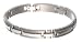 Men's Titanium Bracelet w/ Steel Clasp, 8