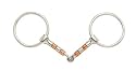 Kelly Silver Star Snaffle w/ Copper Rollers - Stainless Steel - 5" Mouth