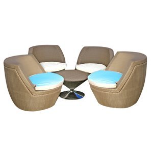 Geo-Globe All Weather Wicker Seating Group